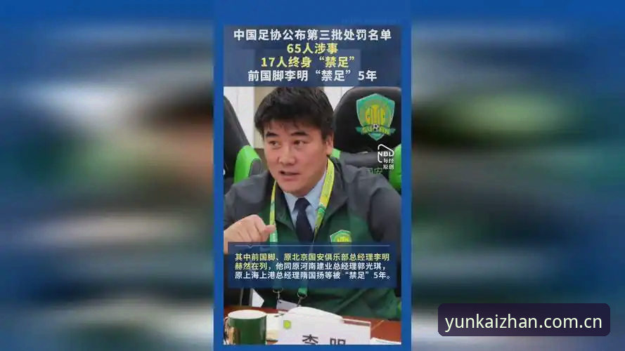 云开APP怎么样 中国足协第三批禁足名单全面评测——云开全站登录带你深度解析赛事净化行动